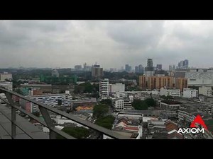 Axiom Line Array Speaker System demo in the air