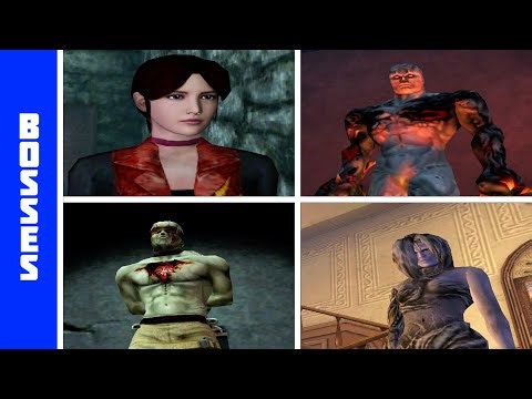 Resident Evil CODE: Veronica X (NGC) - All Bosses