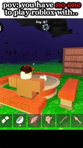 When you have No One to play Roblox with...💔 | 99 Nights in the forest #roblox #shorts