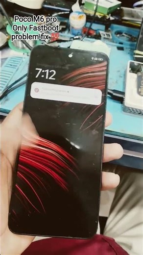 Poco M6 pro only Fastboot problem fix 💯// power of F64 #viral #repair #mobilephone