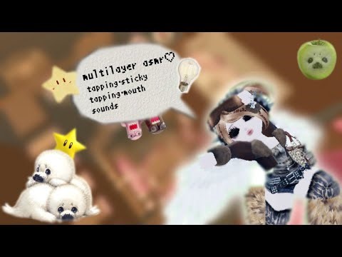 MULTILAYERED ASMR♡ | Mouth sounds, tapping, sticky tapping for your sleep!!♡ | Roblox ASMR