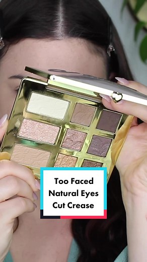 Too Faced Natural Eyes Palette Eyeshadow Tutorial for Hooded Eyes