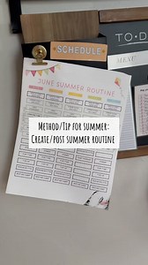 4.6K views · 33 reactions | Method & Tip: Create a Summer routine ️...