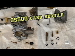 Rebuilding Suzuki GS500 carburetor using k&l rebuild kit