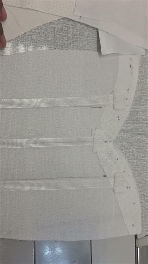 How to put the boning #weddingdress #sewing