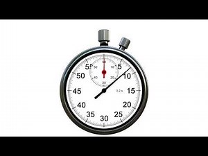 Stopwatch 1 Minute With Voiceover