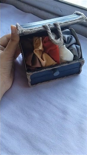 DIY Storage Box Using Coffee Stick | #diy #craft #jewellerybox #storagebox #shorts #khushitechidea