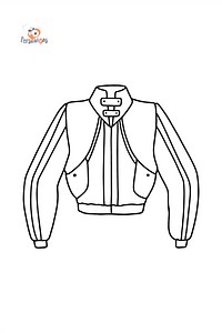 Jacket coloring page ♥ for kids Online or Printable for Free!