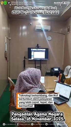 PA Negara Ikuti Sosialisasi SIPP 6.0.1: Perkuat Efisiensi Administrasi Perkara