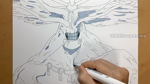 How to Draw Mahoraga from Jujutsu Kaisen Season 2 step by step Draw anime Anime Drawing | mcpainted