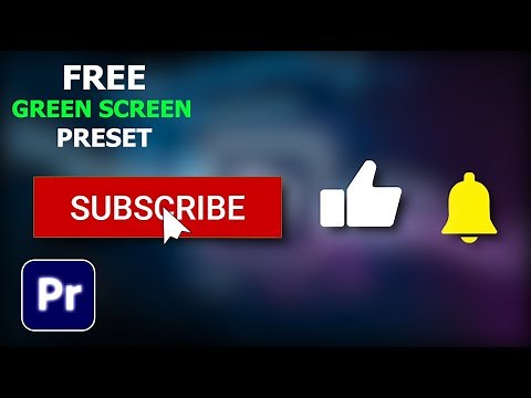 How To Add Animated Subscribe Button In Premiere Pro | FREE Green Screen Subscribe Button