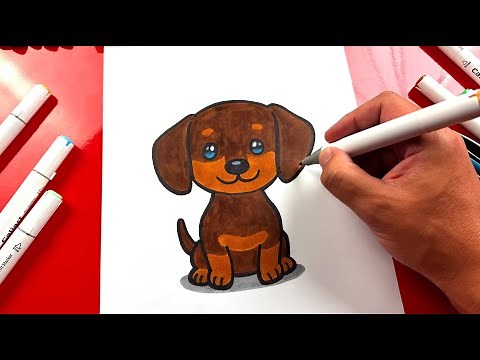 How To Draw A Dachshund Puppy