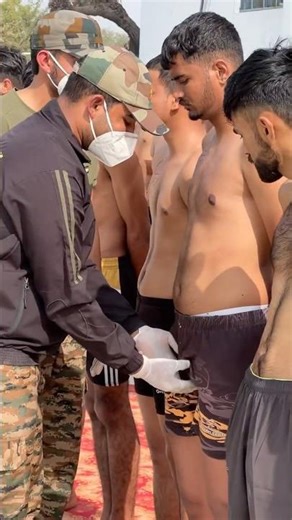 आर्मी मेडिकल चेकअप ✅😱#army #armylover #shorts #trending #motivation #police #viral #ncc #medical