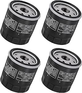 4pcs 49065-0724 49065-7010 oil filter elment, for kawasaki FX850V FX801V FJ180V FH381-721V FH601-770D FX751-FX1000V Engine Models, AM107423 120-634 1016467