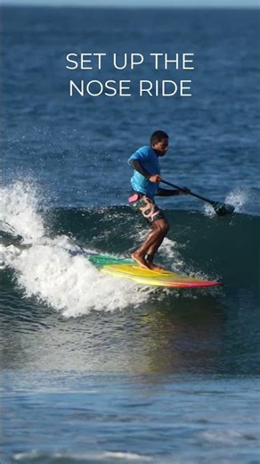 SUP Surfing Nose Riding Progression #standuppaddle #supsurfing