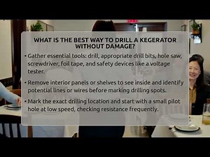 What Is The Best Way To Drill A Kegerator Without Damage? - The Pint Guy