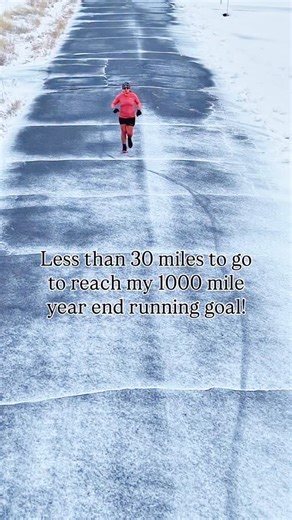 The final countdown. A few weeks ago, I was sitting at 880 miles (≈1,416 km) for the year, looking at the last stretch of the calendar and asking myself a familiar question: Could I make it to 1,000 miles (≈1,609 km)? I’ve done it before in 2017 and 2021. Other years I’ve come close. I’ve learned that 1,000 miles isn’t magic. it’s just a beautiful benchmark that keeps me moving, grounded, and connected to the rhythm of my body on the earth. Sometimes I reach it. Sometimes skiing, rest, or life c