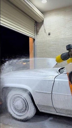 Washing 1978 Cadillac Coupe DeVille