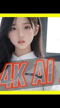 Real 4K AI 사진 교복 소녀 세로 영상 화보집