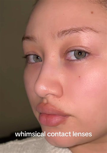 Whimsical Contact Lenses: Dawn Grey Green vs. Muse Grey