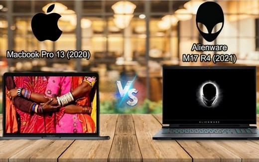 Macbook Pro 13（2020）和Alienware M17 R4（2021）| 比较