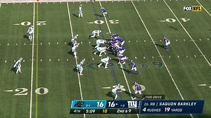 Marquan McCall bursts into backfield on explosive TFL