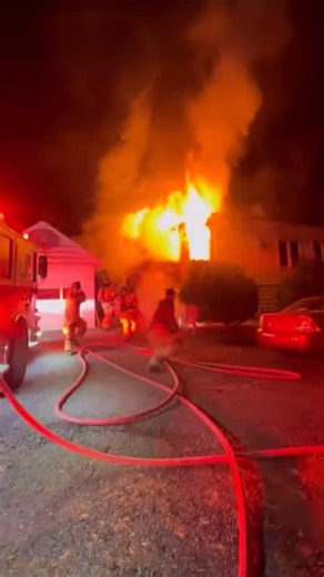 BFC Frank Malta on Instagram: "Transitional Attack 💦 Transitional fire attack is not a strategy, it’s a tactic. You’re either fighting your way inside(offensive) or you’re staying outside(defensive), but can’t be both. Here @frederickfirerescue Engine 10 is operating in the offensive mode as they beat back flames to make an interior push on a house fire Saturday night. #combatready #workingfire #frederickfire #frederickfirefighters #fcfr"
