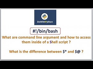 Shell Scripting | video -9 | command line arguments