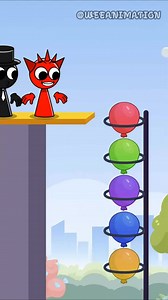 Sprunki how many balloons will poop #sprunki #incredibox #oren #black #raddy #pinki #Simon #Durple | SprunkiBot