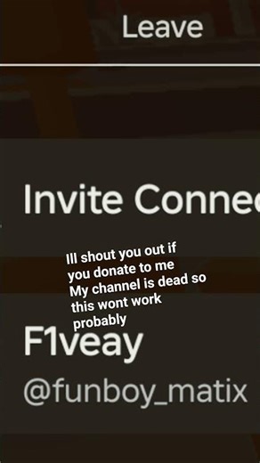 this wont work but its worth a shot