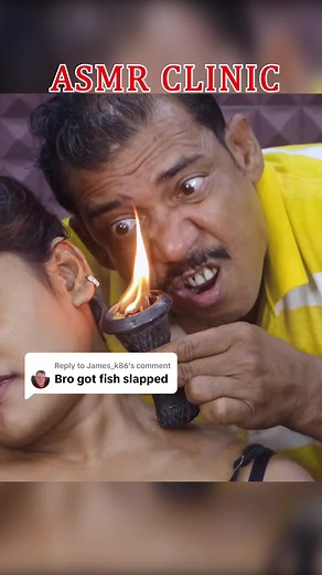 Replying to @James_k86 Fire Ear Massage by Master Asim SMR Head And Body Massage By Master Asim | ASMR RELAXING VIDEOS ON TIKTOK | Cre: Anindita Massage ASMR #asmrclinic #asmrmassage #indianmassage #asmrrelax #pourtoi #fvp #satisfying #usa🇺🇸 #masterasim