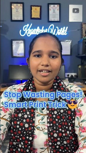 😎MS Word Printing Secret Trick 🔥Print Like a Pro in MS Word #shorts #msword #msoffice #windows