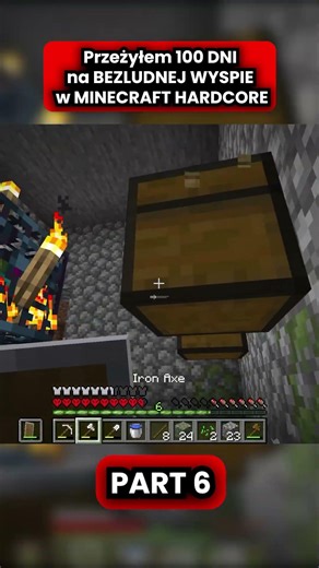 Przeżyłem 100 DNI na BEZLUDNEJ WYSPIE w MINECRAFT HARDCORE Part 6