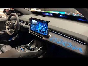 BMW iX3 2026 - futuristic PANORAMIC VISION DISPLAY, AMBIENT light COLORS & ILLUMINATED door handles