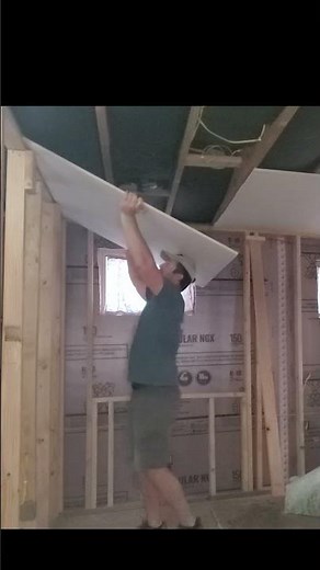 How To Hang Ceiling Drywall By Yourself