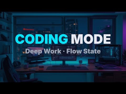 Coding Music | Minimal Synthwave for Deep Work & Flow (1 Hour)