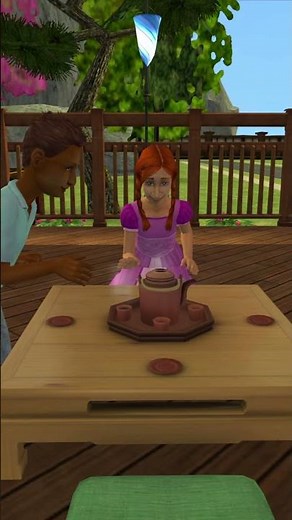 Children's tea party #ts2 #thesims2 #thesims4 #sims4 #sims4cc #sims2 #sims #gaming #games