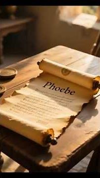 The story of Phoebe, the woman trusted with the gospel #biblestories #phoebe