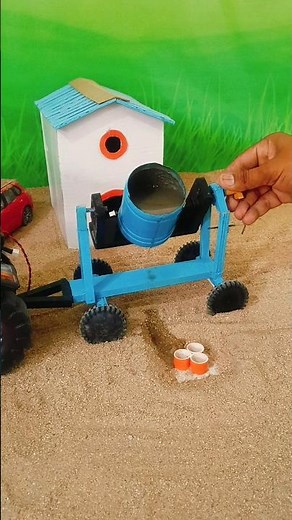 diy mini tractor construction machine video | tractor wala video |the real farming | #shorts #short