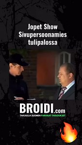 Legendaarinen Jopen sivupersoonamies selittelemässä tulipaloa 🤣🤣 #jope #huumori #suomi #viihde #sivupersoona #komedia | Broidi.com