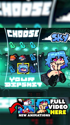 Sky Reborn - Redone Character Select Screen 😱 [FNF]