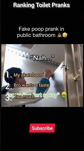 Ranking Best Toilet Pranks ( part 3 ) | Ranking Funny Memes
