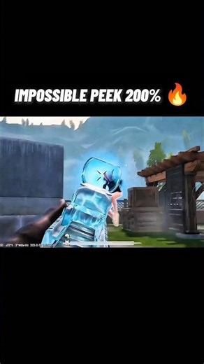 IMPOSSIBLE PEEK 200% 🔥 #shorts #youtubeshorts #pubgmobile #bgmi #gamingshorts
