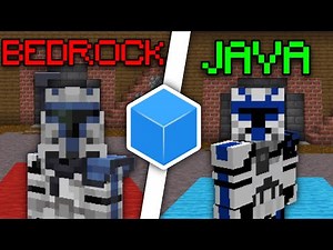 Bedrock VS Java Cubecraft Bedwars!
