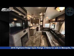 Unbelievable 2018 Highland Ridge Open Range Fifth Wheel RV For Sale in Mesquite, TX | RVUSA.com