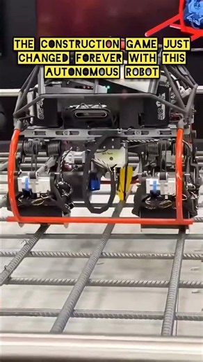 The Future of Construction: Meet the Rebar Robot 🤖