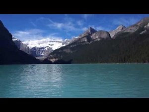 Beautiful weather in September at Lake Louise, Banff, Alberta, Canada