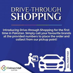 8.7K views · 839 reactions | Introducing Mall Drive Through Pick-up service!  Experience contactless shopping from selected brands located at Dolmen Mall Clifton. Click here to shop: https://bit.ly/2UJFYNo *Orders can only be placed and collected between 9:00 am to 7:00 pm from Monday to Friday. #DolmenMall #DriveThroughShopping #Shopping #ContactlessShopping | Dolmen Mall | Facebook
