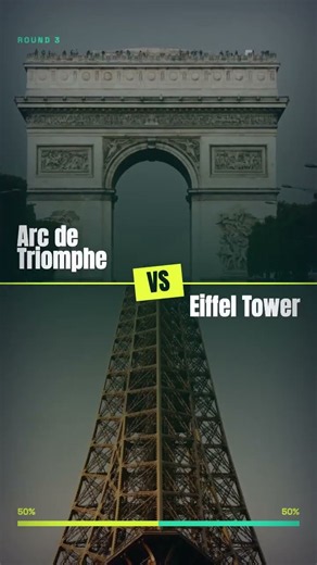 Paris — Eiffel Tower vs The Louvre vs Arc de Triomphe | MAPAS 3D ⚡