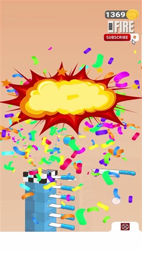 NOOB vs PRO vs HACKER Ball Up Knife Racing Game + Gameplay - MAX LEVEL in This Knife Game Ikko Fire